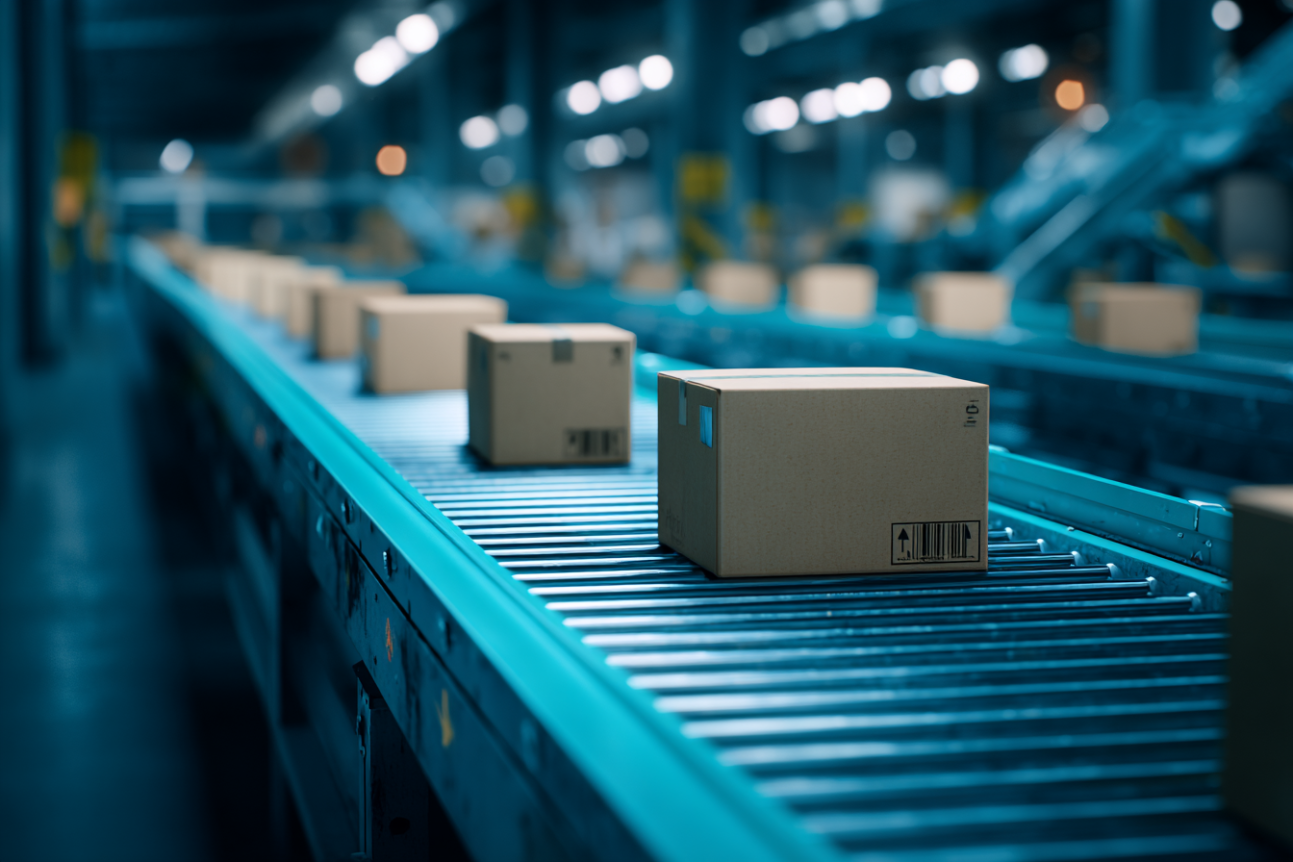 ryanwallis_photograph_of_a_warehouse_with_boxes_on_conveyor_bel_1c33f9a2-098a-4bd9-a3d8-3544374a4da6